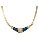 Christian Dior Necklace metal Gold Auth am9877-1