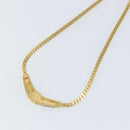 Christian Dior Necklace metal Gold Auth am9877-10