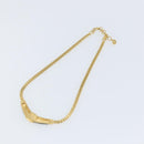 Christian Dior Necklace metal Gold Auth am9877-8