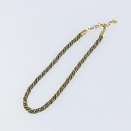 Christian Dior Necklace metal Gray Gold Auth am9878 - 0