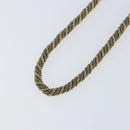 Christian Dior Necklace metal Gray Gold Auth am9878-3