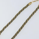 Christian Dior Necklace metal Gray Gold Auth am9878-4