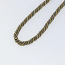 Christian Dior Necklace metal Gray Gold Auth am9878-8