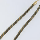 Christian Dior Necklace metal Gray Gold Auth am9878-9