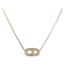 Christian Dior Necklace metal Gold Auth am9879-1