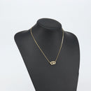Christian Dior Necklace metal Gold Auth am9879-12