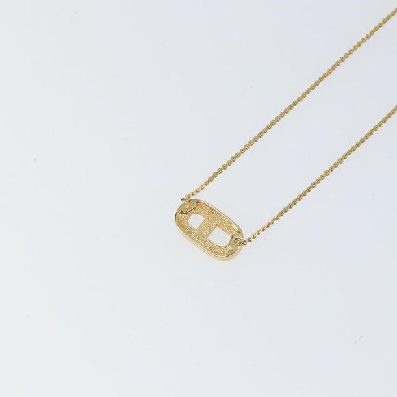 Christian Dior Necklace metal Gold Auth am9879