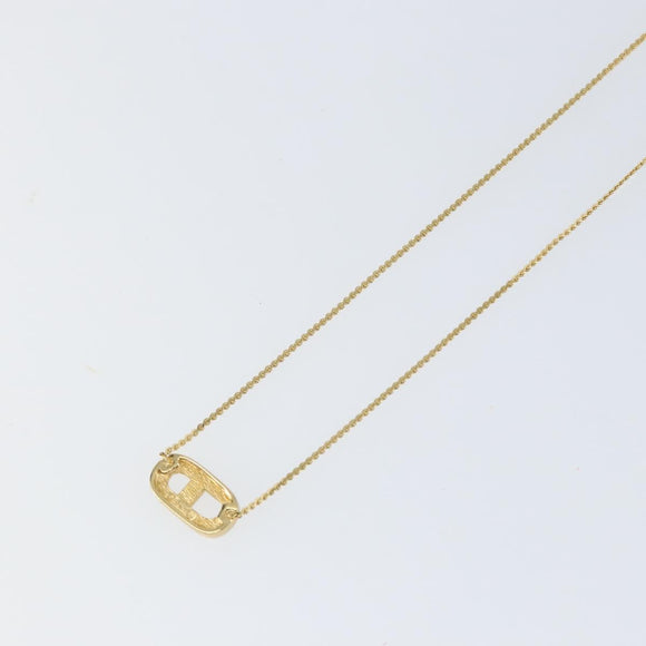 Christian Dior Necklace metal Gold Auth am9879