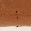 Chloe Paddington Hand Bag Leather Brown Silver gold Auth am9880V-10