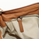 Chloe Paddington Hand Bag Leather Brown Silver gold Auth am9880V-22