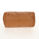 Chloe Paddington Hand Bag Leather Brown Silver gold Auth am9880V-9