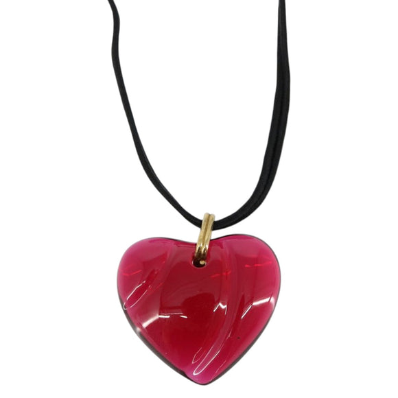 Baccarat Necklace Red Auth am9881