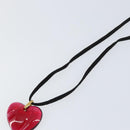 Baccarat Necklace Red Auth am9881-4