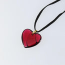 Baccarat Necklace Red Auth am9881-8