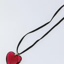 Baccarat Necklace Red Auth am9881-9