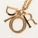 Christian Dior Necklace metal Gold Auth am9882V-3