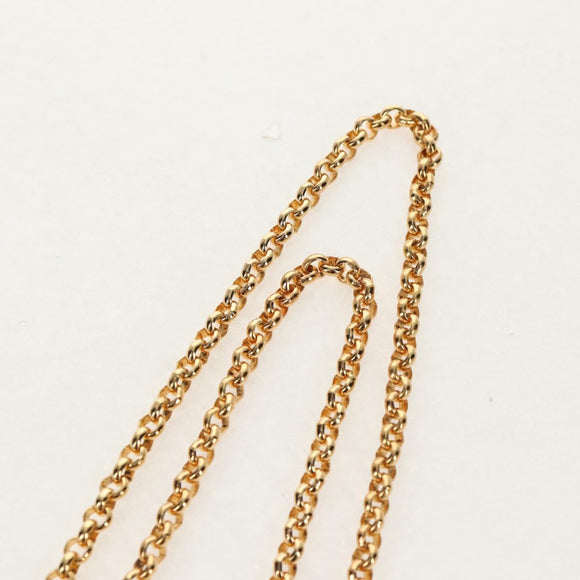 Christian Dior Necklace metal Gold Auth am9882V