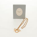 Christian Dior Necklace metal Gold Auth am9882V-9