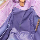 ETRO Paisley Hand Bag PVC Leather 2way Pink Gold Auth am9887-21