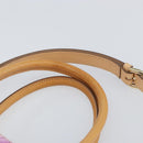 ETRO Paisley Hand Bag PVC Leather 2way Pink Gold Auth am9887-8