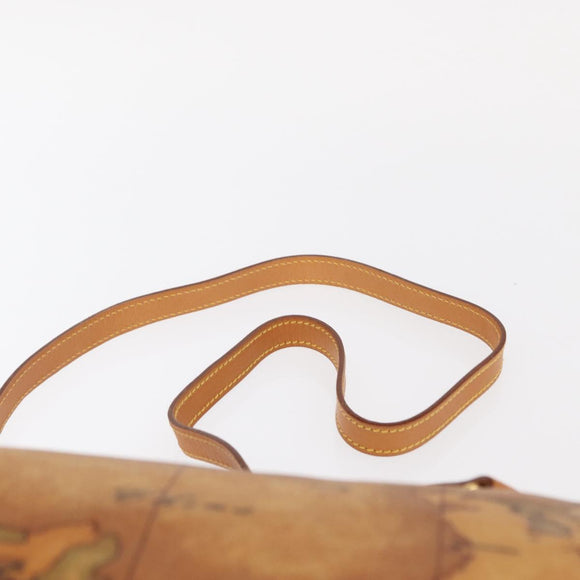 PRIMA CLASSE Mini Boston Bag 2way Beige Gold Auth am9889