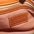 PRIMA CLASSE Mini Boston Bag 2way Beige Gold Auth am9889-19