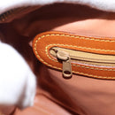 PRIMA CLASSE Mini Boston Bag 2way Beige Gold Auth am9889-23