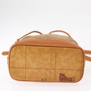 PRIMA CLASSE purse Shoulder Bag Leather PVC Beige Gold Auth am9890-5