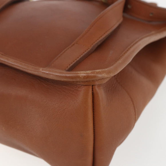 Coach Rucksack Leder Braun Gold Original am9891