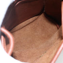 Coach Backpack Leather Brown Gold Auth am9891-11