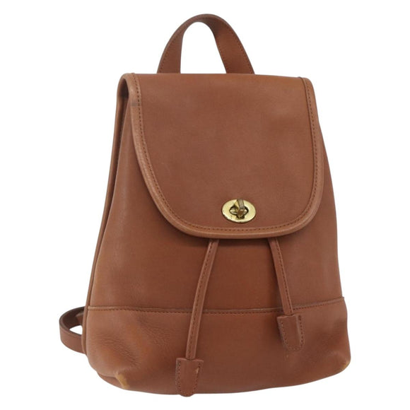 Coach Rucksack Leder Braun Gold Original am9891