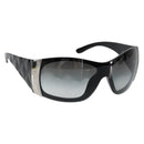 CHANEL Sunglasses plastic Black CC Auth am9892-1