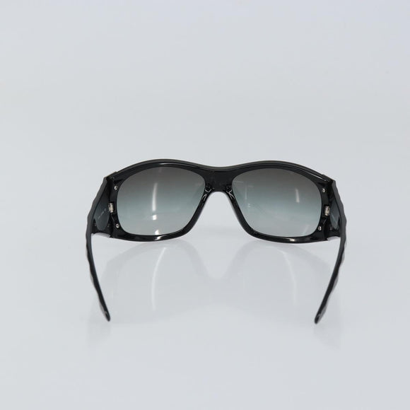 CHANEL Sunglasses plastic Black CC Auth am9892