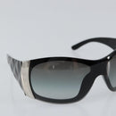 CHANEL Sunglasses plastic Black CC Auth am9892-6