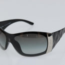 CHANEL Sunglasses plastic Black CC Auth am9892-7