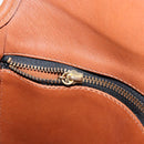 Coach Shoulder Bag Leather Brown Gold Auth am9893-20