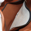 Coach Shoulder Bag Leather Brown Gold Auth am9893-21