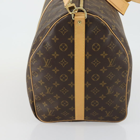 LOUIS VUITTON Monogram Keepall Bandouliere 60 Boston Bag M41412 LV Auth am9895V