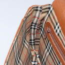 Burberrys Shoulder Bag Leather Gold Brown Auth am9896-18