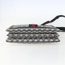 GUCCI GG Supreme Sherry Line Shoulder Bag PVC Red Navy 41 02 013 Auth am9899-5