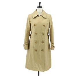 Burberrys Trench Coat Cotton M Beige Auth am9904