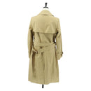 Burberrys Trench Coat Cotton M Beige Auth am9904-2