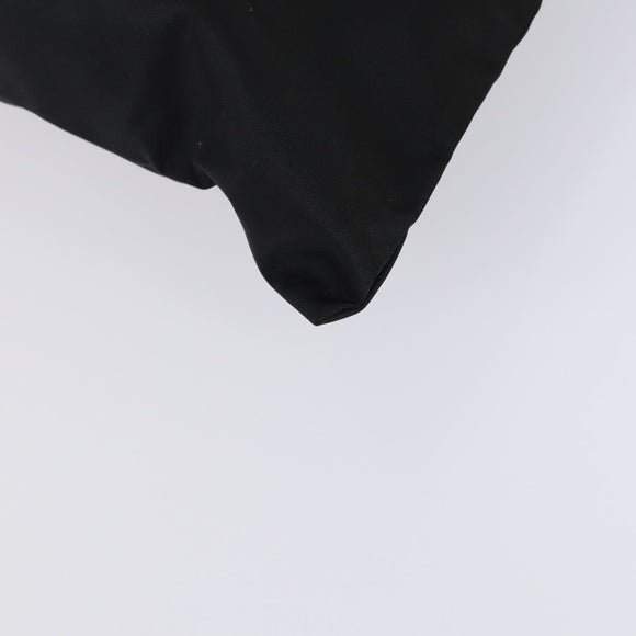 PRADA Carry Case Cover Set Nylon Black Silver Auth am9905