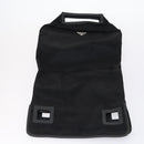 PRADA Carry Case Cover Set Nylon Black Silver Auth am9905-2