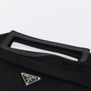 PRADA Carry Case Cover Set Nylon Black Silver Auth am9905-6