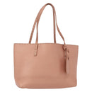 FENDI selleria Mini Tote Bag Leather Beige Silver Auth am9906-1