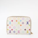 LOUIS VUITTON Zippy Coin Purse Multicles 4 Coin Purse 2 Set White Auth am9908-3