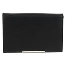 CHANEL Wallet Calf Skin Black Gold CC Auth am9909V-3