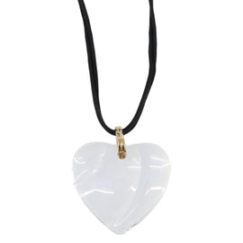 Baccarat Necklace Glass Clear Auth am9910