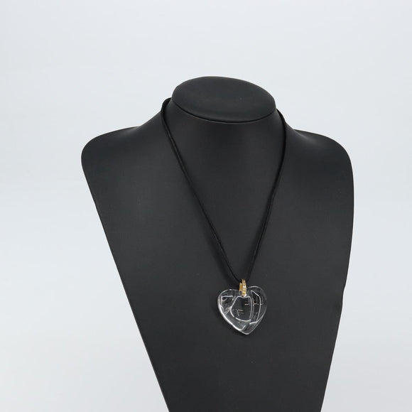 Baccarat Necklace Glass Clear Auth am9910